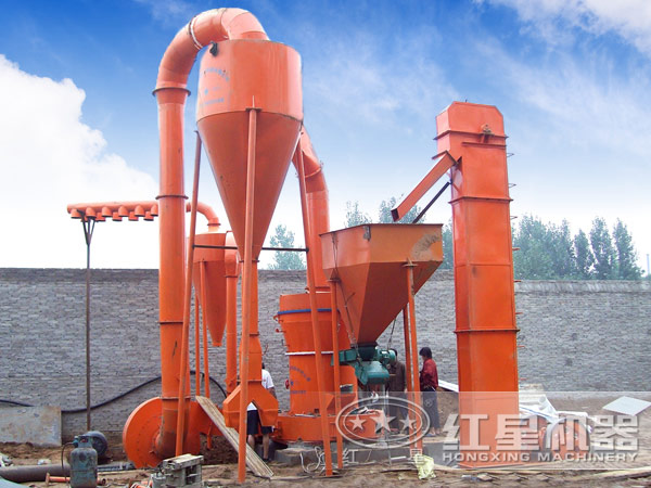 磨粉生產(chǎn)線安裝現(xiàn)場